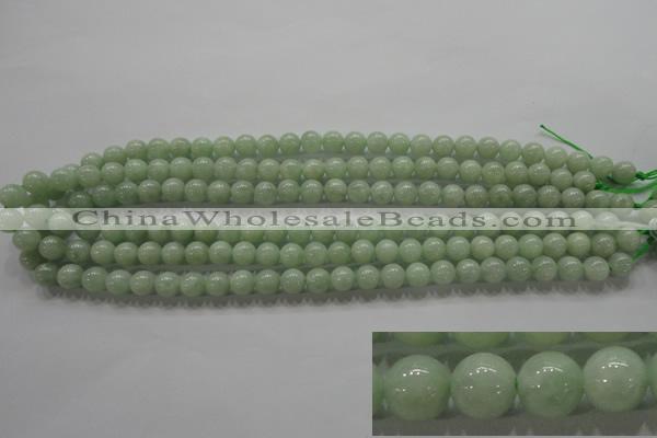 CBJ309 15.5 inches 8mm round A grade natural jade beads