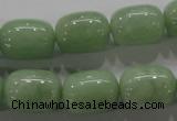 CBJ338 15.5 inches 12*16mm drum AA grade natural jade beads