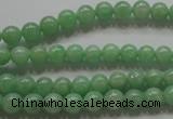 CBJ342 15.5 inches 6mm round AAA grade natural jade beads