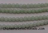 CBJ400 15.5 inches 4mm round natural jade beads wholesale