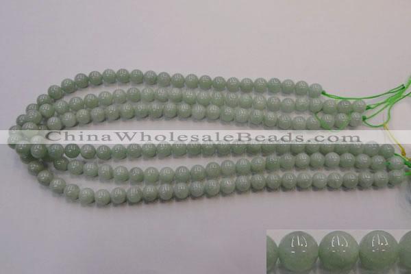 CBJ402 15.5 inches 8mm round natural jade beads wholesale