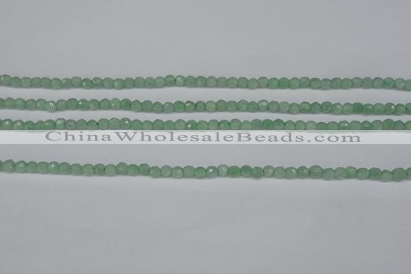 CBJ45 15.5 inches 3mm faceted round jade beads wholesale
