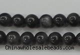 CBJ502 15.5 inches 6mm round black jade beads wholesale