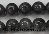 CBJ504 15.5 inches 10mm round black jade beads wholesale