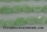 CBJ68 15.5 inches 7*9mm faceted oval jade gemstone beads