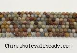 CBJ740 15.5 inches 6mm round petrified wood jade gemstone beads wholesale