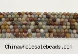 CBJ740 15.5 inches 6mm round petrified wood jade gemstone beads wholesale