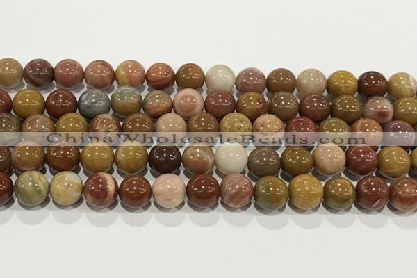 CBJ743 15.5 inches 10mm round petrified wood jade gemstone beads wholesale