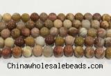 CBJ744 15.5 inches 12mm round petrified wood jade gemstone beads wholesale