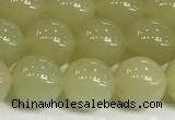 CBJ750 15 inches 12mm round hetian jade gemstone beads