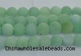 CBJ80 15.5 inches 4mm round matte jade gemstone beads wholesale