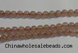 CBQ01 15.5 inches 4mm round strawberry quartz beads wholesale