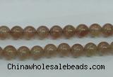 CBQ201 15.5 inches 6mm round strawberry quartz beads wholesale