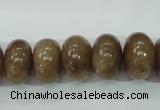 CBQ221 15.5 inches 10*16mm rondelle strawberry quartz beads