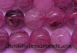 CBQ403 15 inches 10mm round natural strawberry quartz beads