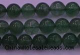 CBQ421 15.5 inches 6mm round green strawberry quartz beads