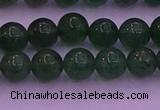 CBQ422 15.5 inches 7mm round green strawberry quartz beads