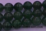 CBQ423 15.5 inches 8mm round green strawberry quartz beads