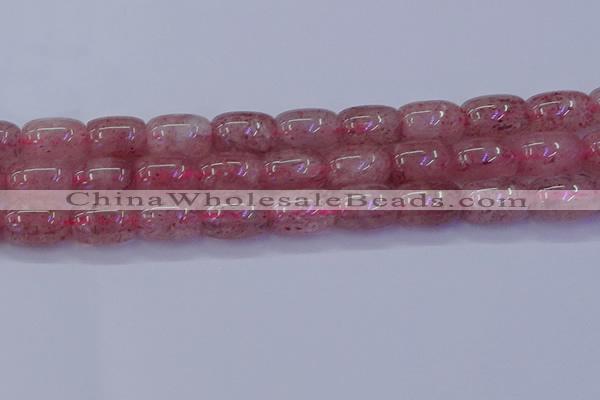 CBQ450 15.5 inches 15*20mm drum strawberry quartz beads