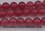 CBQ486 15.5 inches 6mm round strawberry quartz beads wholesale