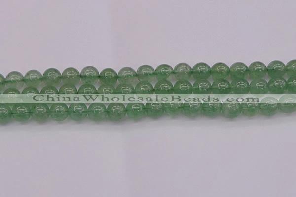 CBQ493 15.5 inches 10mm round green strawberry quartz beads