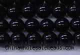 CBQ501 15.5 inches 6mm round natural black quartz beads