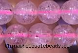 CBQ552 15.5 inches 8mm round strawberry quartz beads wholesale