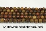 CBQ738 15.5 inches 10mm round red moss agate beads wholesale