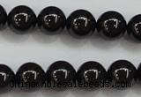 CBS552 15.5 inches 8mm round AA grade black spinel beads