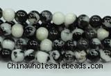 CBW101 15.5 inches 6mm round black & white jasper beads