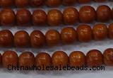 CBW501 15.5 inches 6mm round bayong wood beads wholesale