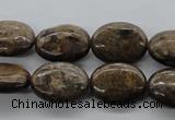 CBZ306 15.5 inches 15*20mm oval bronzite gemstone beads wholesale