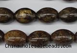 CBZ408 15.5 inches 12*16mm rice bronzite gemstone beads