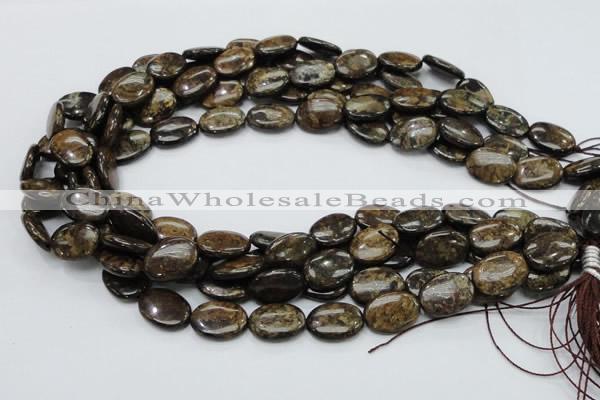 CBZ56 15.5 inches 13*18mm oval bronzite gemstone beads wholesale