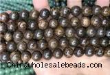 CBZ621 15.5 inches 10mm round bronzite beads wholesale