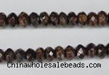 CBZ91 15.5 inches 5*8mm faceted rondelle bronzite gemstone beads