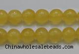 CCA05 15.5 inches 10mm round yellow calcite gemstone beads wholesale