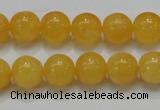 CCA06 15.5 inches 12mm round yellow calcite gemstone beads wholesale