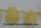 CCA33 Top-drilled 12*16mm nuggets calcite gemstone beads wholesale