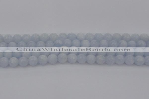 CCA407 15.5 inches 10mm round blue calcite gemstone beads