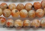 CCA52 15.5 inches 10mm round orange calcite gemstone beads wholesale