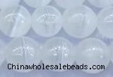 CCA530 15 inches 8mm round white calcite beads