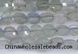 CCB1138 15 inches 4mm faceted coin sapphire beads