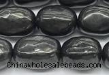 CCB1192 15 inches 8*12mm nuggets shungite gemstone beads