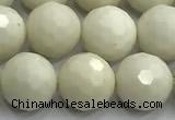 CCB1212 15 inches 10mm faceted round ivory jasper beads