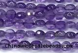 CCB1357 15 inches 2.5mm faceted coin amethyst beads