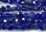 CCB1358 15 inches 2.5mm faceted coin lapis lazuli beads