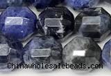 CCB1426 15 inches 9mm - 10mm faceted sodalite beads