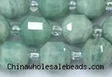CCB1434 15 inches 7mm - 8mm faceted amazonite beads