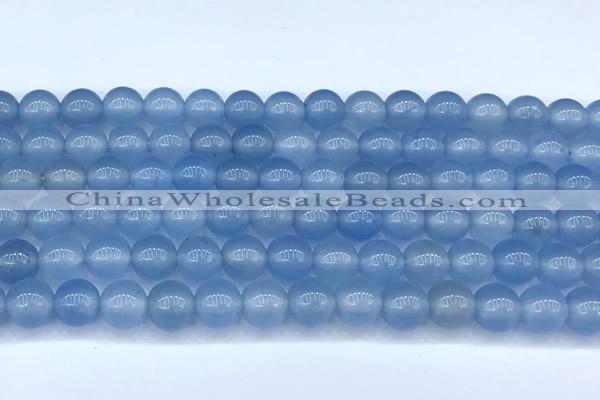 CCB1490 15 inches 8mm round jade beads, 2mm hole